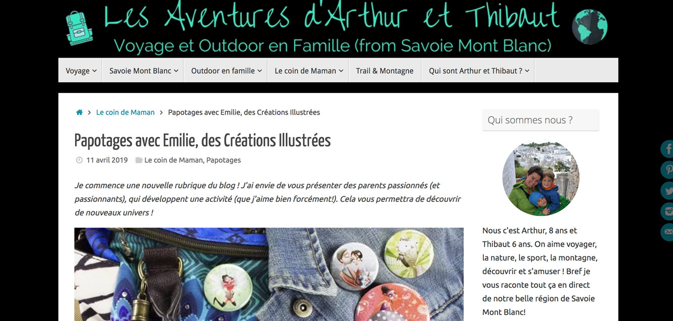 Interview Les Aventures d’Arthur et Thibaut